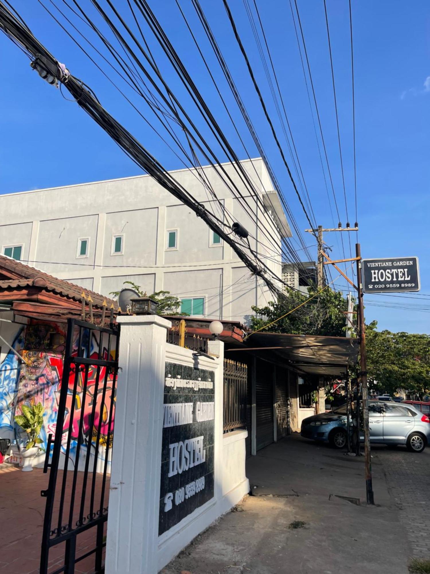 Vientiane Garden Hostel Exterior foto